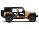 Bestop Front and Rear Core Doors; Black Twill (07-18 Jeep Wrangler JK 4-Door)