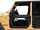 Bestop Front and Rear Core Doors; Black Twill (07-18 Jeep Wrangler JK 4-Door)