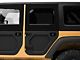 Bestop Front and Rear Core Doors; Black Twill (07-18 Jeep Wrangler JK 4-Door)