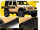 N-Fab Cab Length RS Nerf Side Step Bars; Textured Black (07-18 Jeep Wrangler JK 4-Door)