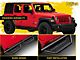 N-Fab Cab Length RS Nerf Side Step Bars; Textured Black (18-24 Jeep Wrangler JL 4-Door)