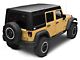 Patriot Fastbacks Surfrider Hard Top; Textured Black (07-18 Jeep Wrangler JK 4-Door)