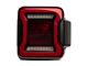 Raxiom Horizon LED Tail Lights; Black Housing; Red Lens (18-23 Jeep Wrangler JL)