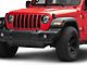 RedRock Headlight Trim and Grille Insert Kit; Matte Black (18-23 Jeep Wrangler JL Sport w/o TrailCam)