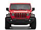 RedRock Headlight Trim and Grille Insert Kit; Matte Black (18-23 Jeep Wrangler JL Sport w/o TrailCam)