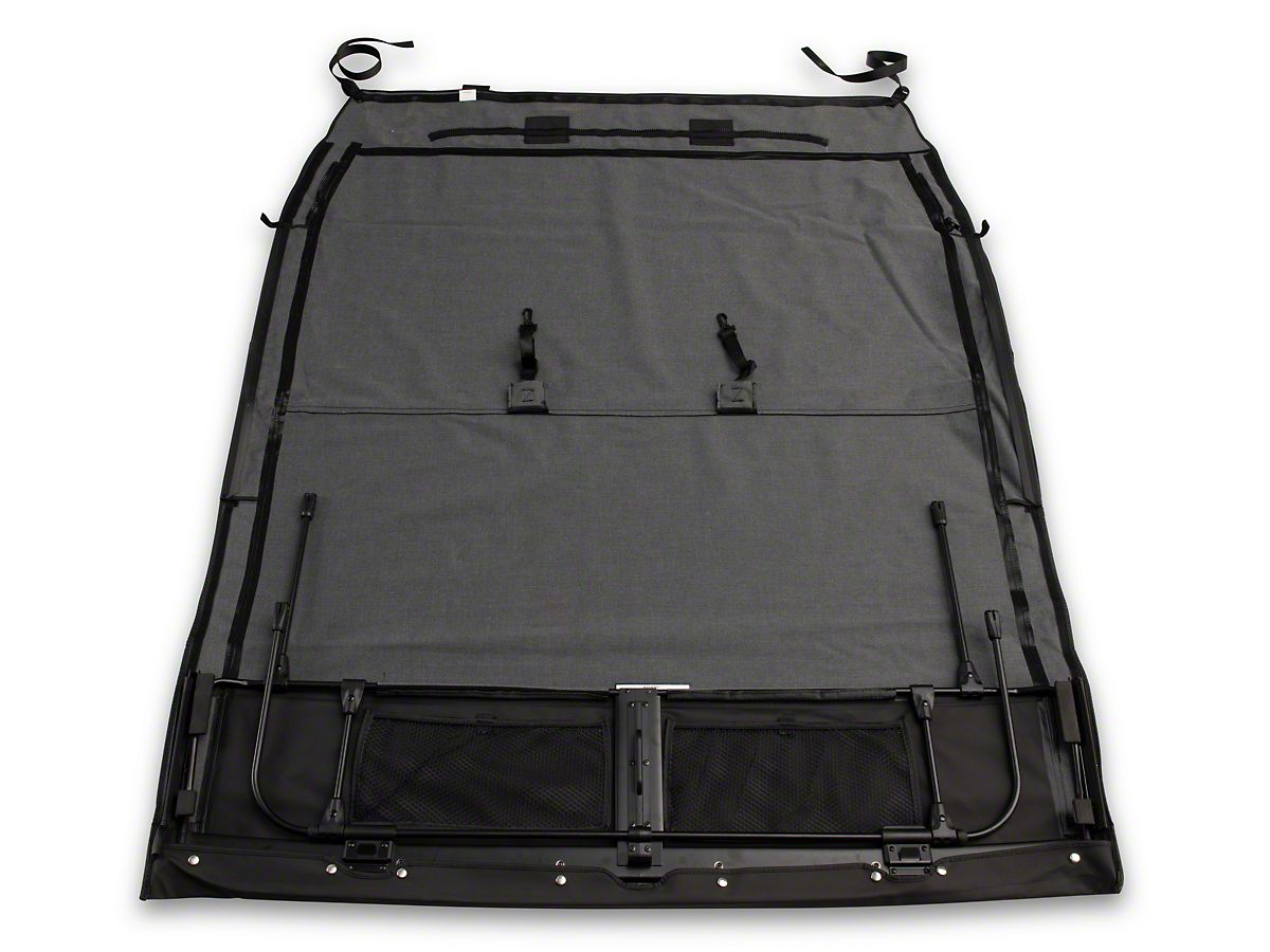 TrailView Tonneau Top; Black Diamond (07-18 Jeep Wrangler JK 4-Door)