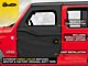 Bestop 2-Piece Full Fabric Front Doors; Black Diamond (18-24 Jeep Wrangler JL)