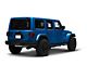 Rough Country Spare Tire Delete Kit with 8-Inch Chrome Series LED Light Bar (18-24 Jeep Wrangler JL)