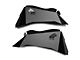 Fishbone Offroad Logo Aluminum Inner Fenders; Front and Rear; Black (07-18 Jeep Wrangler JK)