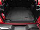 Weathertech DigitalFit Cargo Liner; Black (18-24 Jeep Wrangler JL 4-Door w/o Subwoofer & w/ Flat Load Floor, Excluding 4xe)