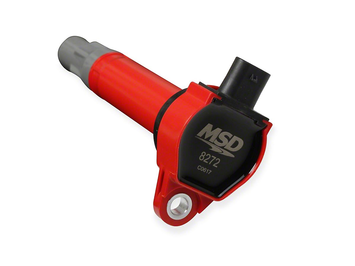 MSD Jeep Wrangler Blaster Series Ignition Coils; Red 82726 (07-11 3.8L Jeep  Wrangler JK)