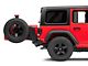 WJ2 Rear Bumper with Tire Carrier; Pre-Drilled for Backup Sensors; Textured Black (18-24 Jeep Wrangler JL)