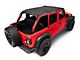 California Brief Soft Top; Black Diamond (18-24 Jeep Wrangler JL 4-Door)