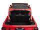 Extended Mesh Shade Top; Black Mesh (18-24 Jeep Wrangler JL 4-Door)