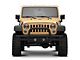 Double Tube Front Bumper with Stinger; Textured Black (07-18 Jeep Wrangler JK)