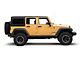 Deegan 38 Rock Sliders; Textured Black (07-18 Jeep Wrangler JK 4-Door)