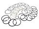 Engine Piston Ring Set; 0.030-Inch Over (87-90 4.2L Jeep Wrangler YJ)