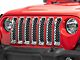 Overlay Grille; Chrome (18-24 Jeep Wrangler JL Sport)