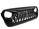 RedRock Deep Woods Grille; Matte Black (18-24 Jeep Wrangler JL w/o TrailCam)