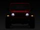 7-Inch LED Headlights with Full Halo; Silver Housing; Clear Lens (18-24 Jeep Wrangler JL)