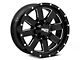 Moto Metal MO962 Gloss Black Milled Wheel; 18x9; 0mm Offset (07-18 Jeep Wrangler JK)