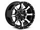 Moto Metal MO970 Gloss Black Machined Wheel; 17x8 (18-24 Jeep Wrangler JL)