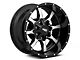 Moto Metal MO970 Gloss Black Machined Wheel; 18x10; -24mm Offset (07-18 Jeep Wrangler JK)