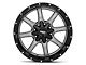 Moto Metal MO970 Gloss Gray with Gloss Black Lip Wheel; 20x10; -24mm Offset (07-18 Jeep Wrangler JK)