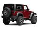 LED Grid Tail Lights; Black Housing; Transparent Lens (07-18 Jeep Wrangler JK)