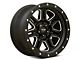 Pro Comp Wheels 62 Series Apex Satin Black Milled Wheel; 17x9 (07-18 Jeep Wrangler JK)