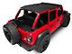 MasterTop Bimini Top Plus, Wind Stopper and Tonneau Cover Combo; MasterTwill (18-23 Jeep Wrangler JL 4-Door w/ Hard Top)