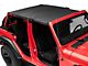 MasterTop Bimini Top Plus; Black Diamond (18-23 Jeep Wrangler JL 4-Door)