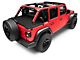 MasterTop Wind Stopper and Tonneau Cover Combo; MasterTwill (18-24 Jeep Wrangler JL 4-Door w/ Hard Top)