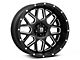 XD Grenade Satin Black Milled Wheel; 18x9 (18-24 Jeep Wrangler JL)