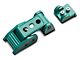 Hood Latches; Tropical Breeze Teal (07-18 Jeep Wrangler JK)