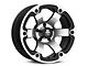 Mammoth Rogue Matte Black Machined Wheel; 17x9 (18-24 Jeep Wrangler JL)