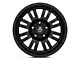 Mammoth Krawler Matte Black Wheel; 17x9 (07-18 Jeep Wrangler JK)