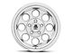 Mammoth 8 Aluminum Polished Wheel; 15x10; -44mm Offset (84-01 Jeep Cherokee XJ)