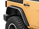 Barricade Flat Style Fender Flares; ABS Plastic (07-18 Jeep Wrangler JK)