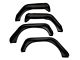 Barricade Flat Style Fender Flares; ABS Plastic (07-18 Jeep Wrangler JK)