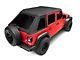 TrailView Frameless Fastback Soft Top; Black Diamond (18-24 Jeep Wrangler JL 4-Door)