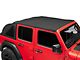 TrailView Frameless Fastback Soft Top; Black Diamond (18-24 Jeep Wrangler JL 4-Door)