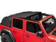 TrailView Frameless Fastback Soft Top; Black Diamond (18-24 Jeep Wrangler JL 4-Door)