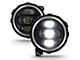 LED Projector Headlights; Black Housing; Clear Lens (18-22 Jeep Wrangler JL)