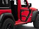 Body Armor 4x4 Rear Tube Doors; Textured Black (18-24 Jeep Wrangler JL 4-Door)