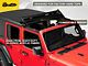 Bestop Sunrider for Factory Hard Tops; Black Twill (18-24 Jeep Wrangler JL)