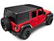 Bestop Sunrider for Factory Hard Tops; Black Twill (18-24 Jeep Wrangler JL)