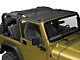 TruShield Full Width Mesh Bikini Top; Black (97-06 Jeep Wrangler TJ)