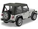 Bestop Replace-A-Top with Clear Windows; Black Denim (97-02 Jeep Wrangler TJ w/ Steel Half Doors)