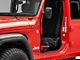 Steinjager Premium Mirror and Foot Peg Kit; Red Baron (18-24 Jeep Wrangler JL)